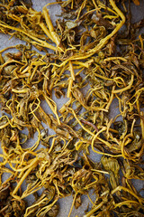 Dried vegetables, food ingredients