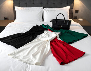 Elegant Dresses Four Classic Colors for Every Occasion