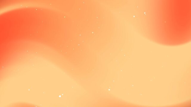 Animation abstract red orange gradient background with particles waves suitable for backgrounds, presentations, posters, and design projects needing a modern touch.