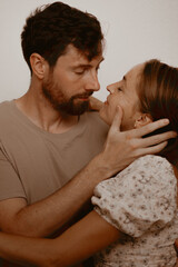 Verliebtes Pärchen retro look 