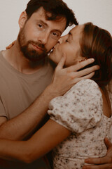 Verliebtes Pärchen retro look 