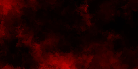 Dark red powder explosion cloud on black background. Abstract red and black grunge texture smoke. smoke fog misty texture overlay on dark black. paranormal red mystic smoke, clouds for movie.