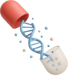 유전자, DNA, 구조, 3d