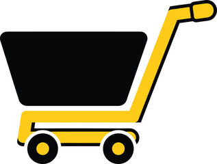 Shopping Cart Icon for E-commerce and Online Shopping