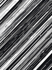 Obraz premium Black and white abstract diagonal dash line pattern on diagonal ways. For sporty background and jersey design. Vector Format Illustration.