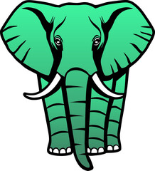 Elephant Illustration for Digital Design