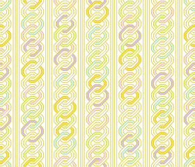 シームレスなパステル調吉原繋ぎ文様背景