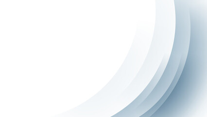 white abstract background with overlapping curved lines