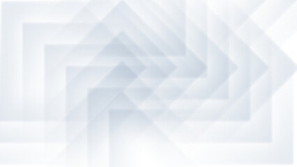 Abstract background of overlapping translucent squares in white.