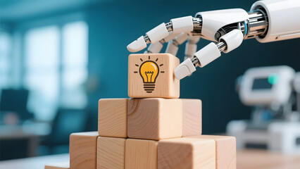 Future technology and artificial intelligence building the foundation for new ideas and creative business solutions