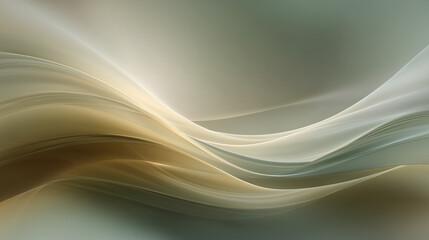 グラデーション波模様アート