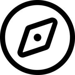Compass icon design for templates.