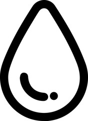Drop icon design for templates.