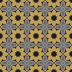 Seamless vintage floral pattern illustration, a colorful flower textile wallpaper design
