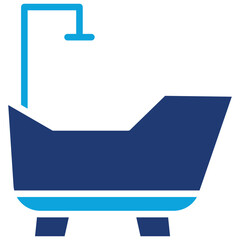 Showers & Bathtubs mixed color icon