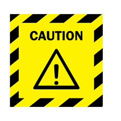 Obraz premium caution sign design for templates.