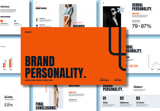 Brand Personality Presentation Template Layout