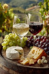 The culture of drinking wine while eating