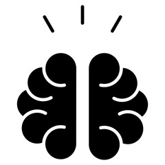 Brain Glyph Icon