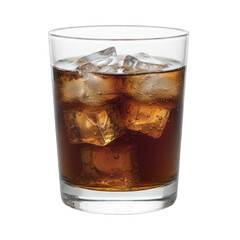 Iced drink in clear glass