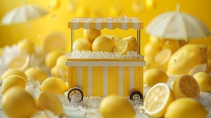 Refreshing Lemonade Stand Product Display Inspiration