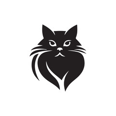 Fototapeta premium Vector Design Icon logo cat