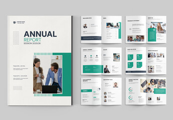 Modern Annual Report Brochure Template