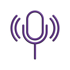 Mic icon design template