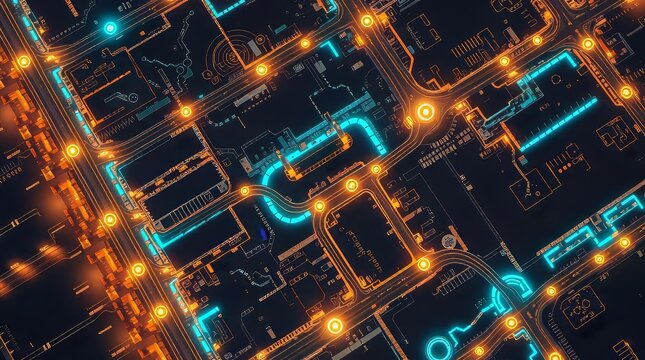 Low latency edge nodes city map
