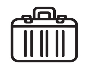 Professional Travel Ban Symbol Stylish Outline Vector Icon Design