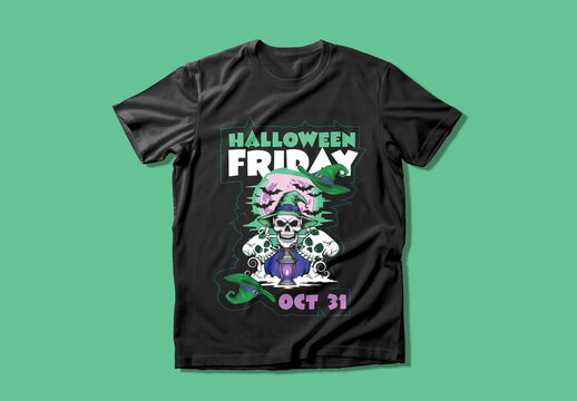 Halloween Friday Tshirt Design