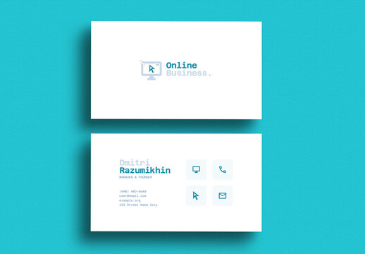 Modern Digital Business Card Design