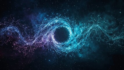 Abstract Cosmic Energy Vortex in Deep Space