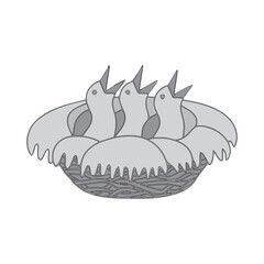 Bird Nest Illustration