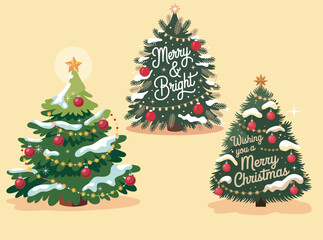 Merry Christmas Vector Design, Santa Claus Christmas Vector Illustration, Vintage Retro Christmas Tree Vector, Funny Cute Christmas Reindeer Vector, Holiday Season Christmas Vector Art