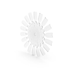 Plastic Nail Polish Display Palette isolated on transparent background, .