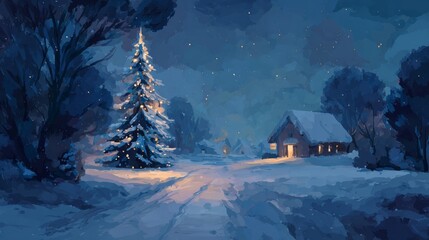 christmas greeting card.