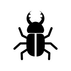 stag beetle vector illustration