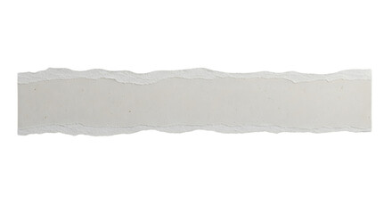 Obraz premium ripped white paper strip texture on black background