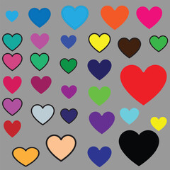 seamless hearts pattern