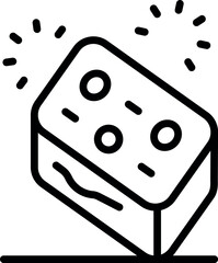 Innovative nano sponge generating nanobubbles for effective and deep cleaning of various surfaces