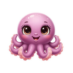 cute animal cartoons with playful expressions and colorful designs, adorable character illustrations for children's content, charming wildlife isolated on transparent background PNG