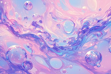 Soft abstract liquid background with subtle motion