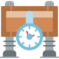 Clock Icon Vector Element