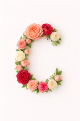 bouquet of red roses on wooden background