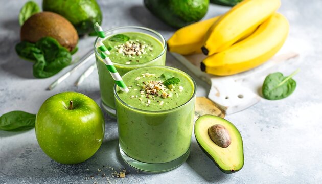 Green smoothie ingredients