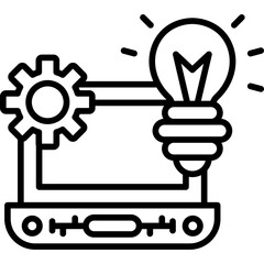 Laptop Icon Vector Element