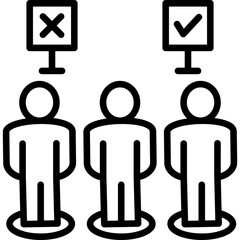 Public Perception line icon