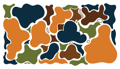 Camouflage abstract background