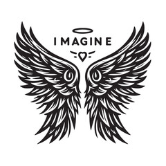 Angel Wings Vector | Decorative Wing Illustration Set”